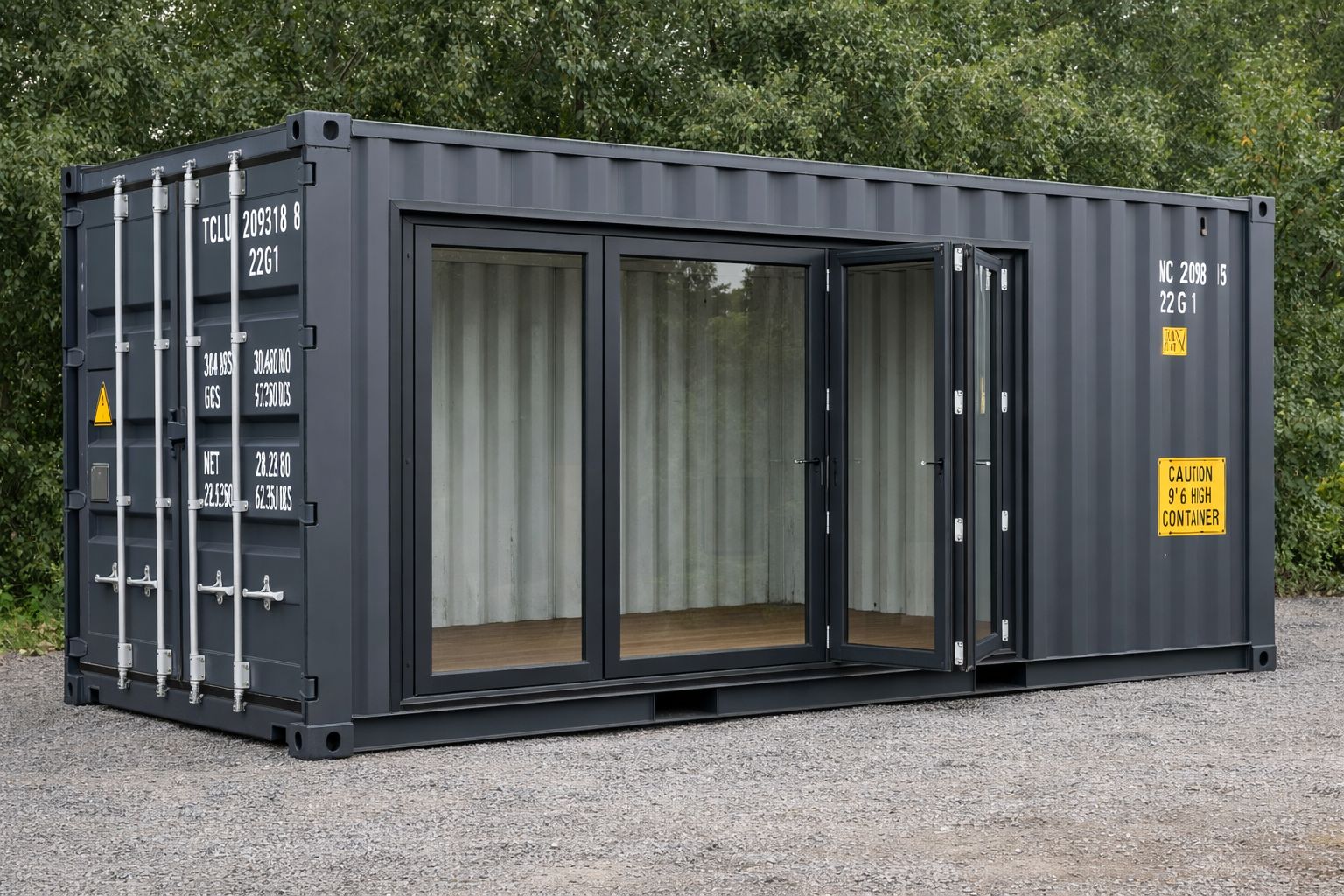 Container home office conversion